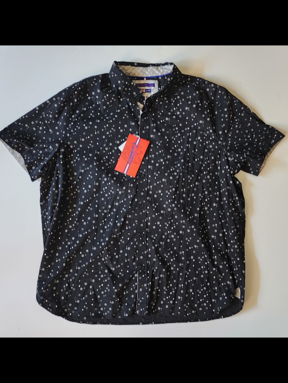 ENGLISH LAUNDRY brand Men's size XXL short sleeve collared button up shirt